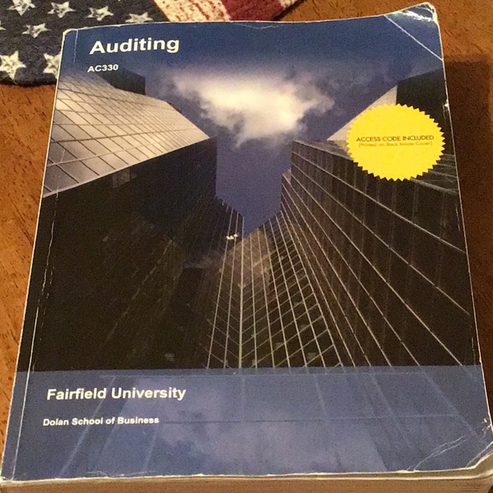 AUDITING BOOK, FAIRFIELD UNIVERSITY DOLAN SCHOOL OF BUSINESS, Accounting
